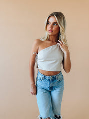 Tilly Side Tie Crop Top