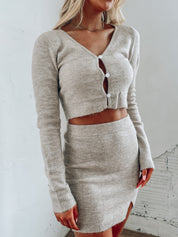 Ellery Knit Skirt Set