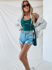 SALE : All In Chains Denim Shorts