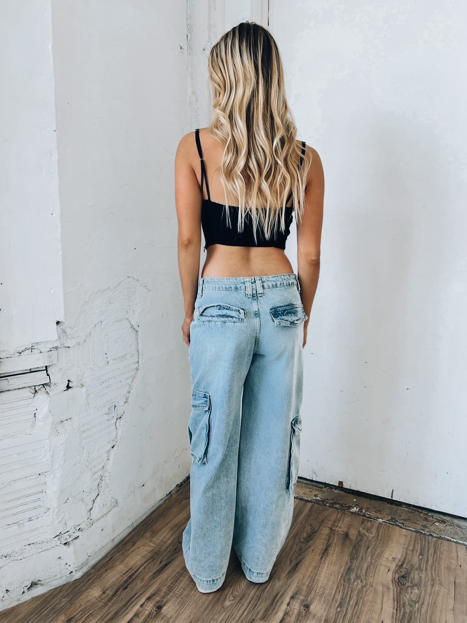Charlie Cargo Denim Pants