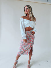 Melina Off The Shoulder Crop Top