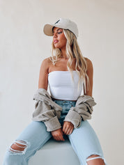 Freya Strapless Crop Top