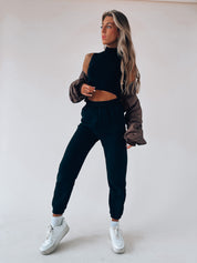 Kiandra Cropped Coco Bomber Jacket