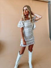 Vera Smocked Mini Dress