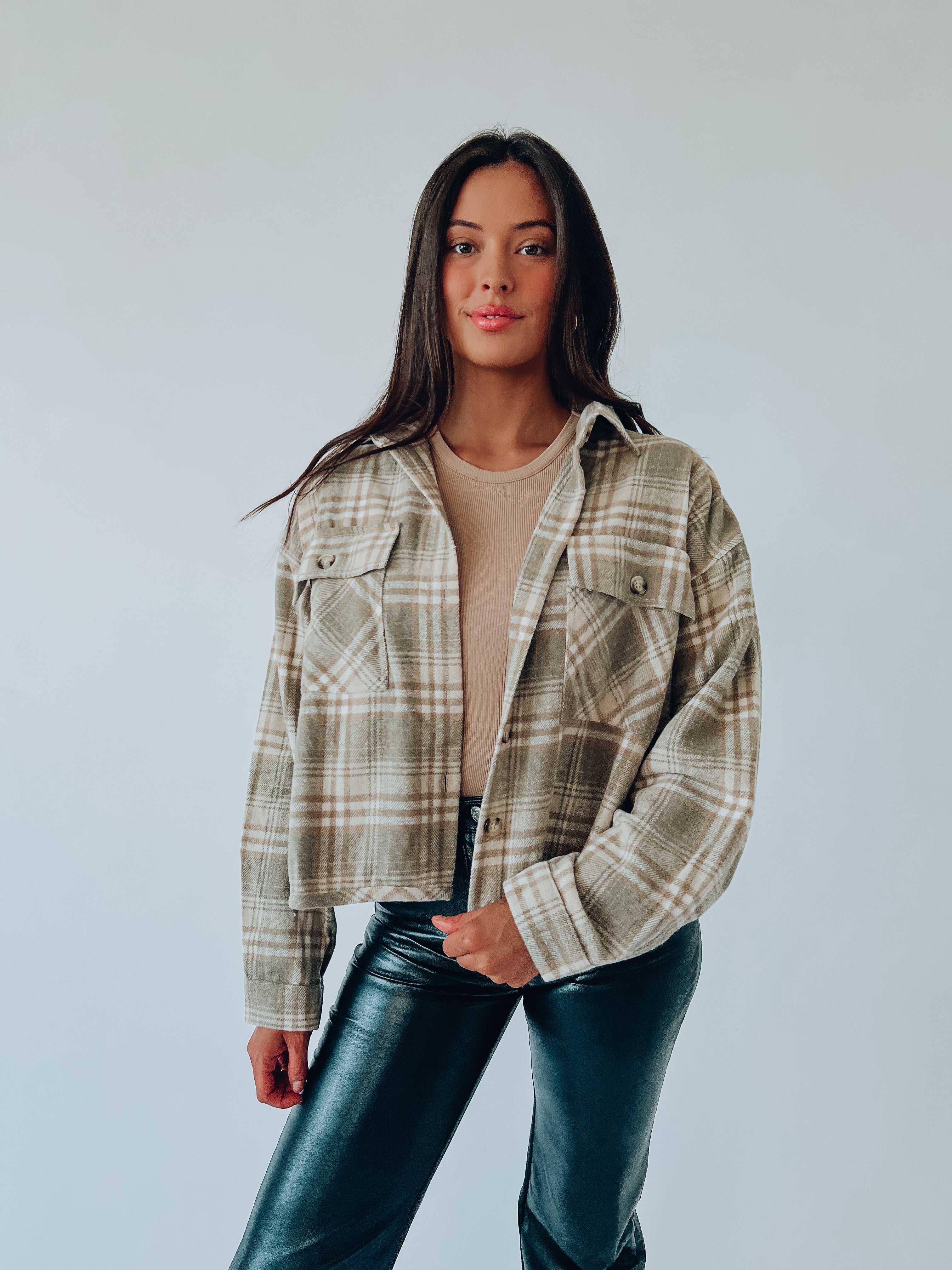 Hudson Plaid Flannel Jacket