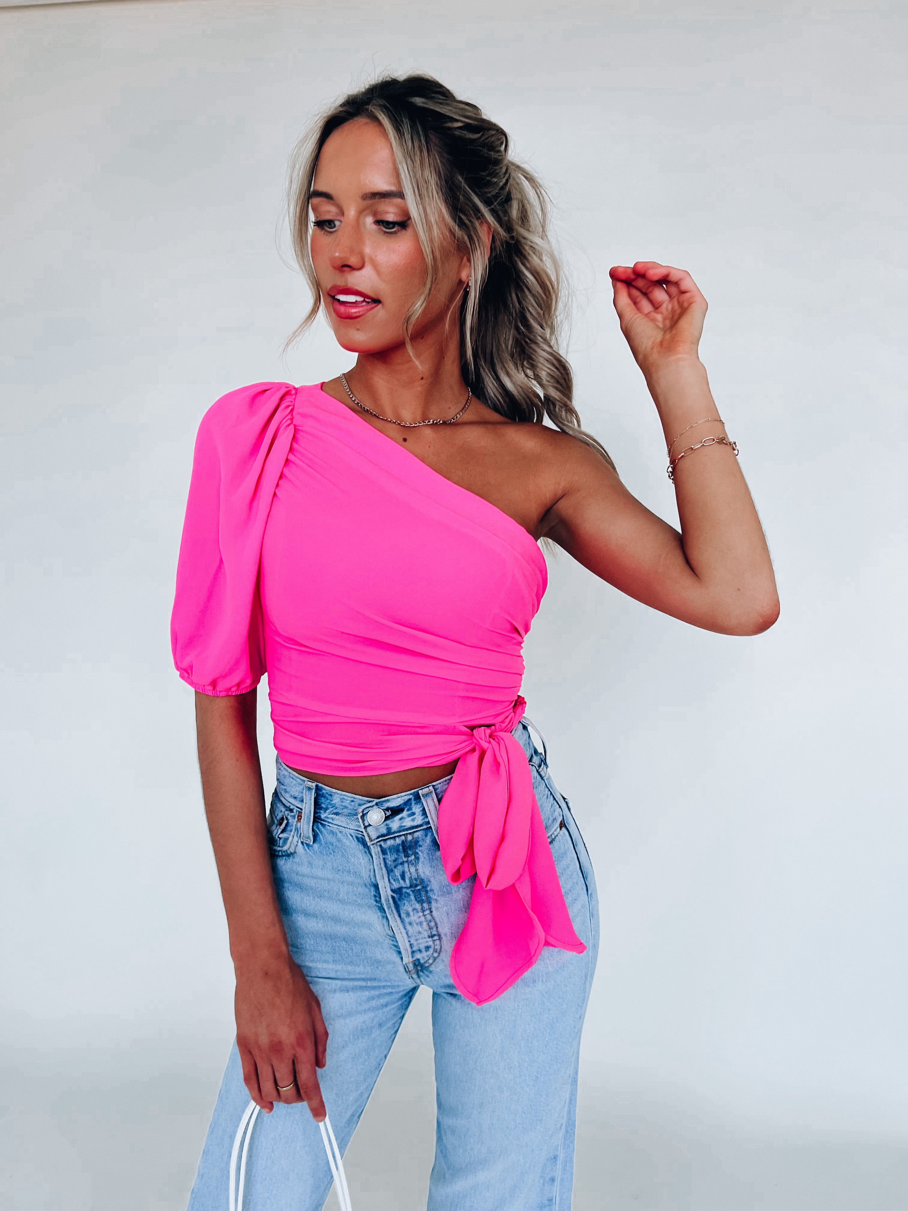 Gina One Shoulder Top