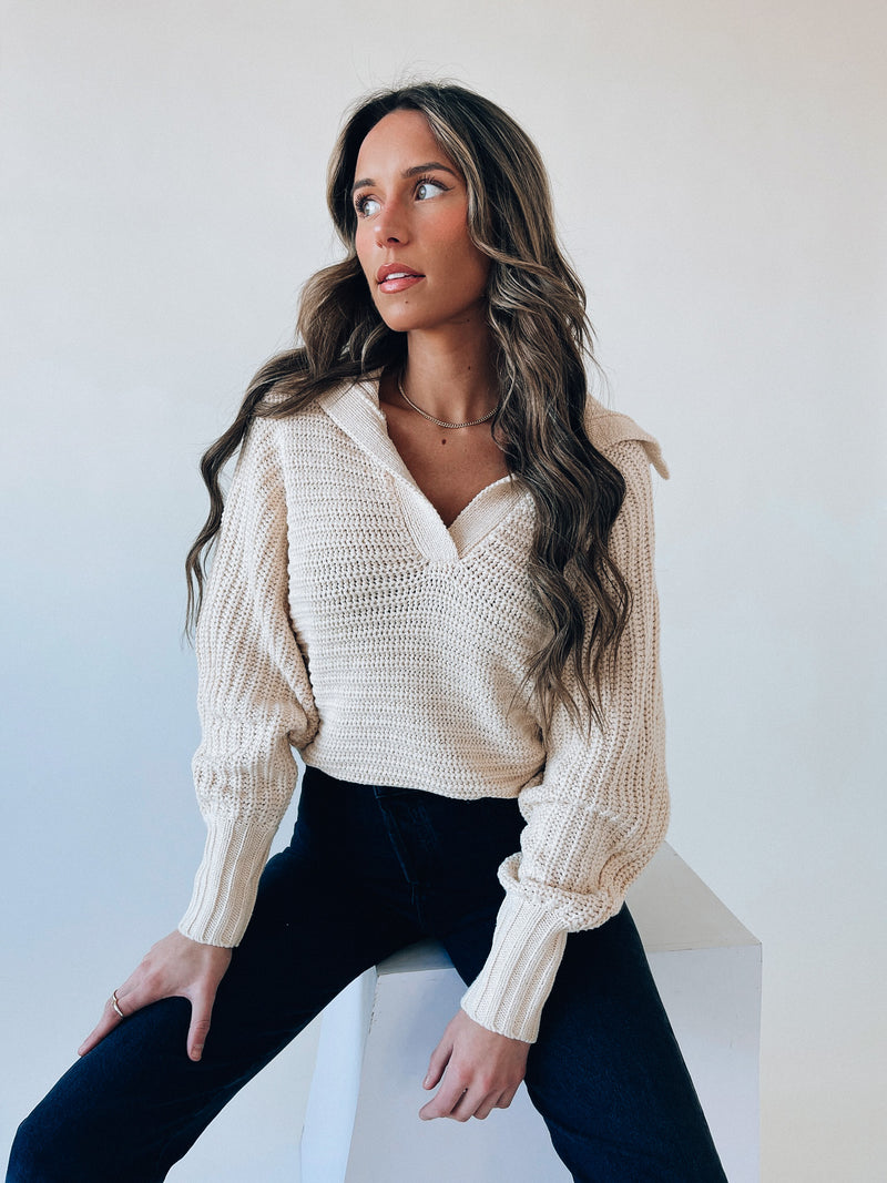 Zaria Collared Sweater