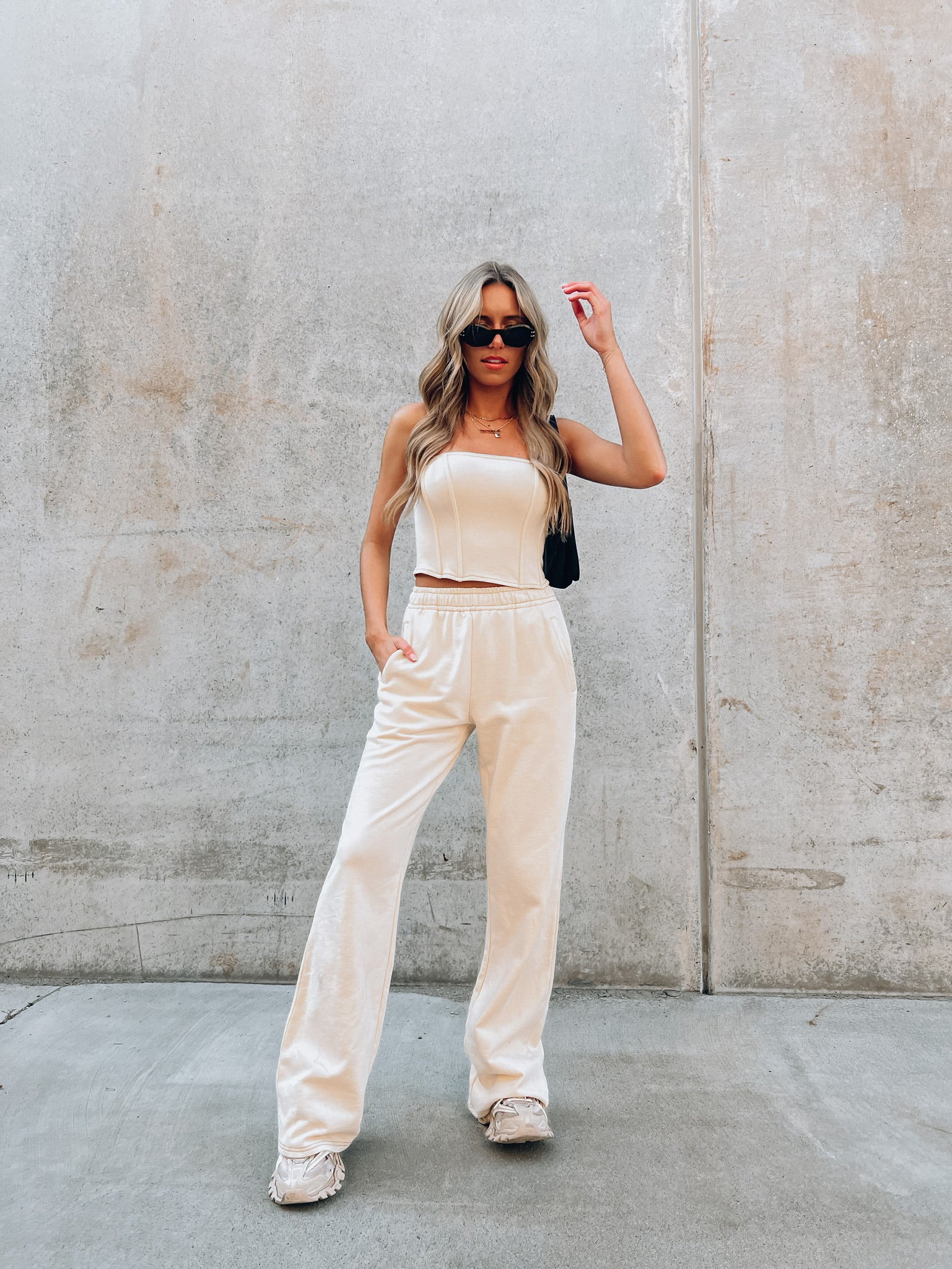 Cassie Corset Cream Top