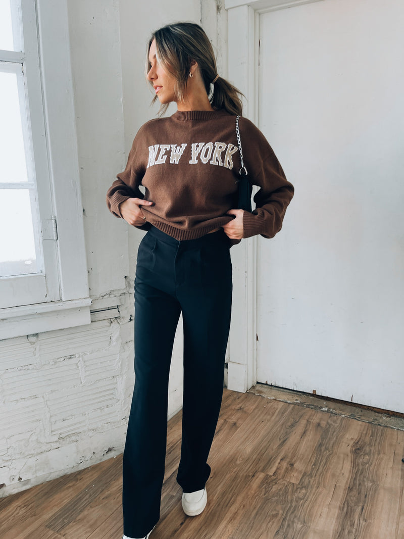 RESTOCKED: New York Knit Sweater
