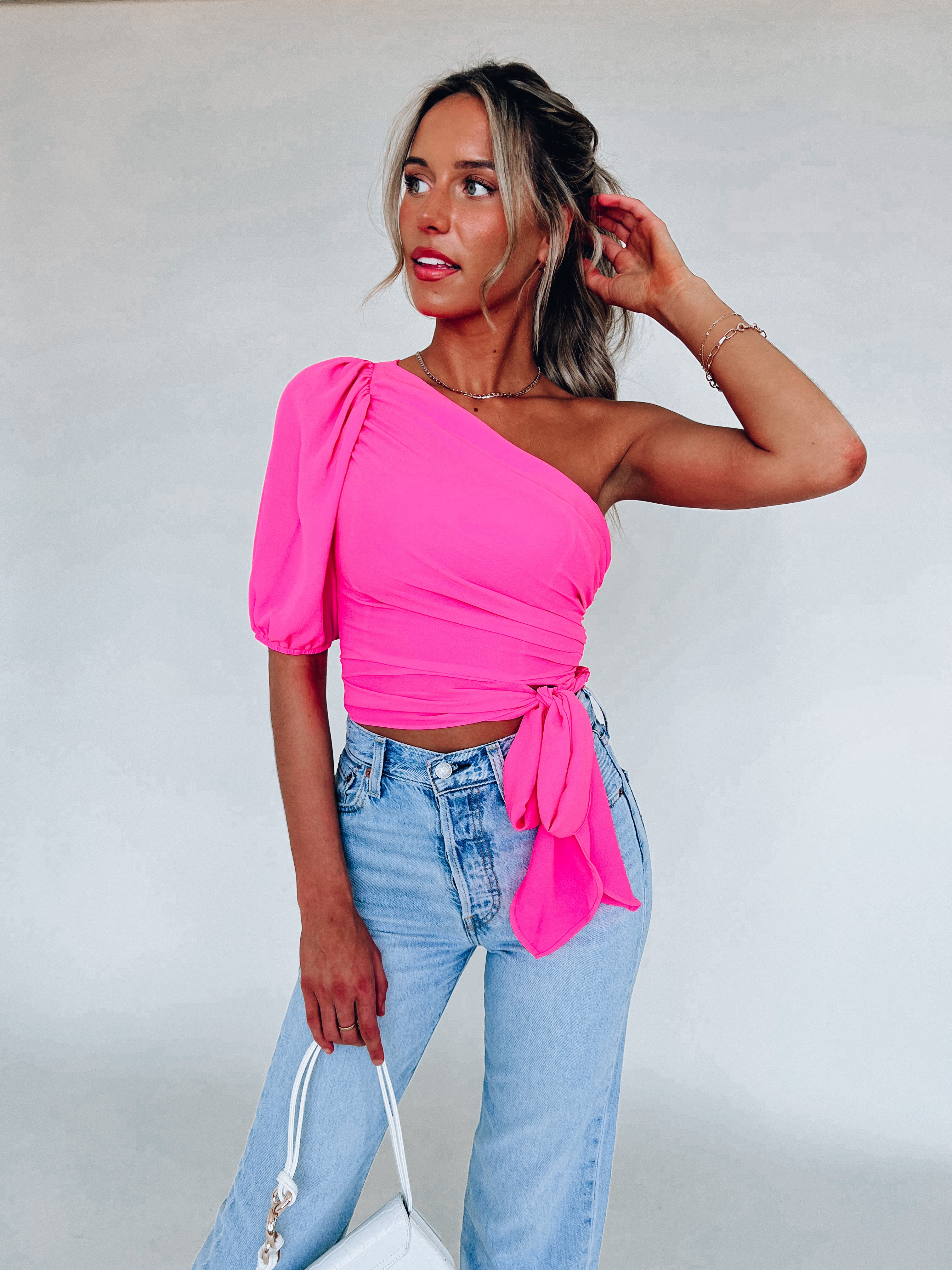 Gina One Shoulder Top