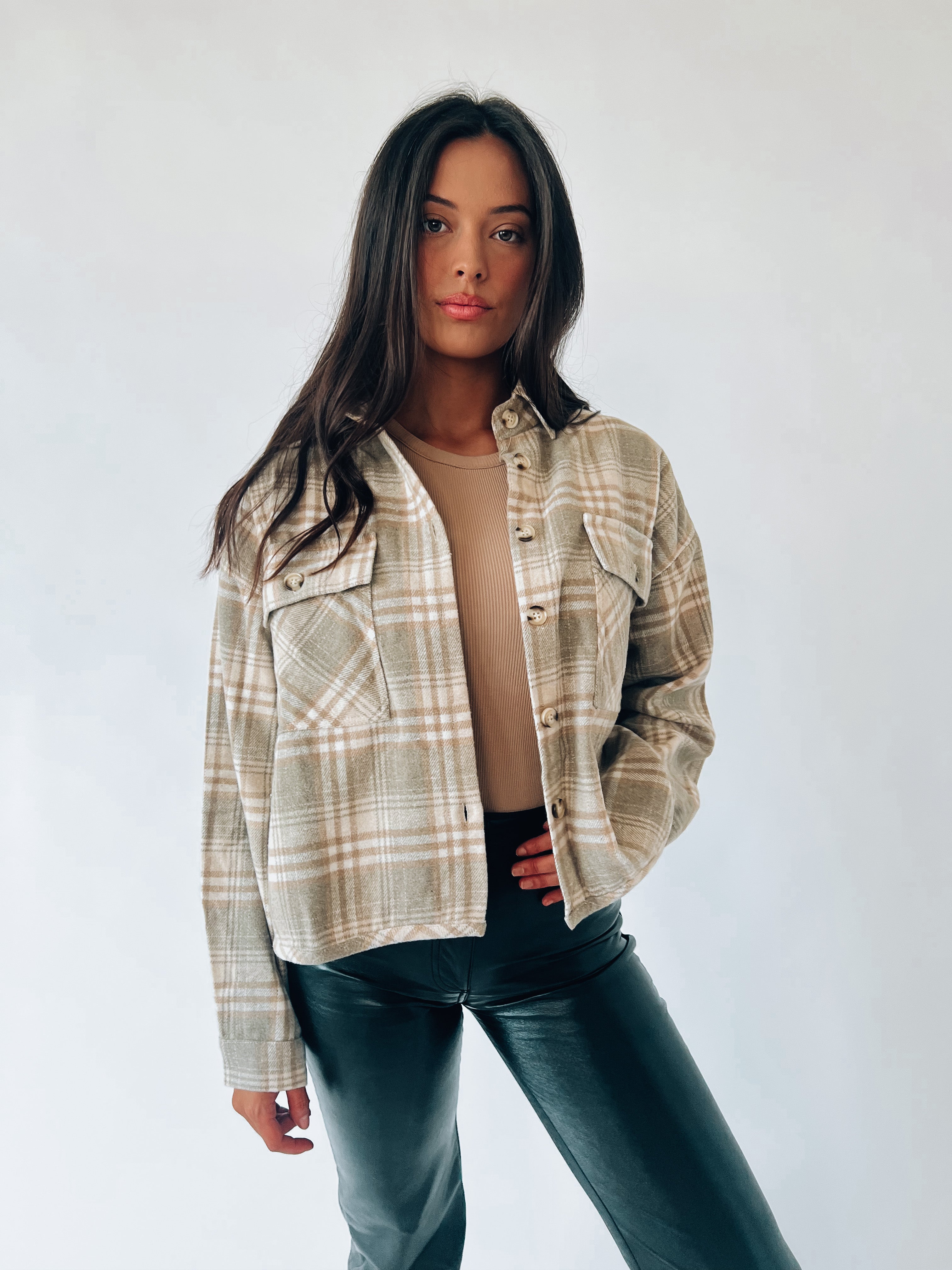 Hudson Plaid Flannel Jacket