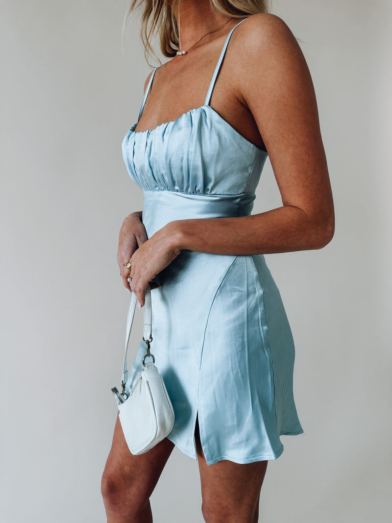 Sloane Satin Mini Dress