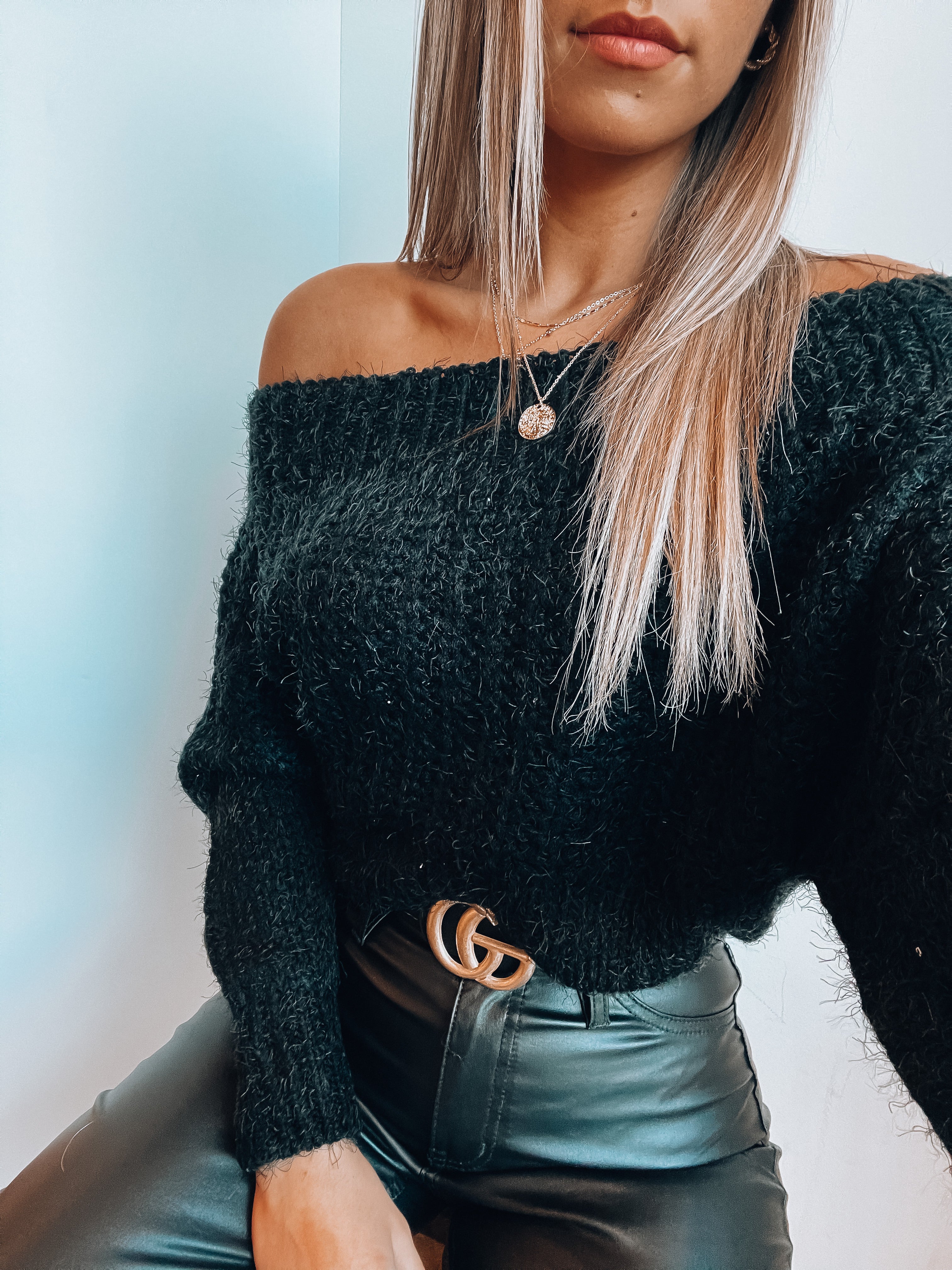 SALE: Black Natalie Natalie Sweater