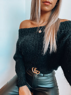 SALE: Black Natalie Natalie Sweater
