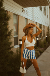 Sophia Cut Out Tank In White