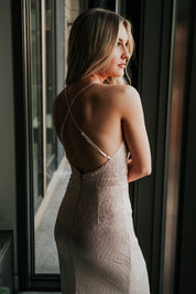 Dazzling Blush Maxi Dress